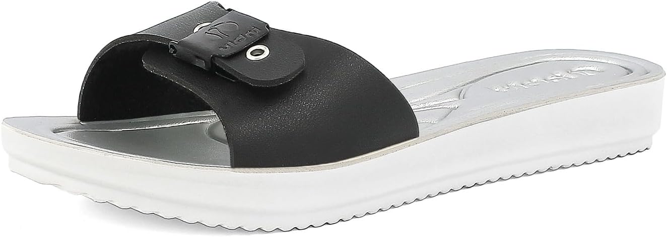 inblu Ciabatte da Mare Donna A Fascia con Fibbia Regolabile, Suola Super Flessibile E Leggera, Infradito