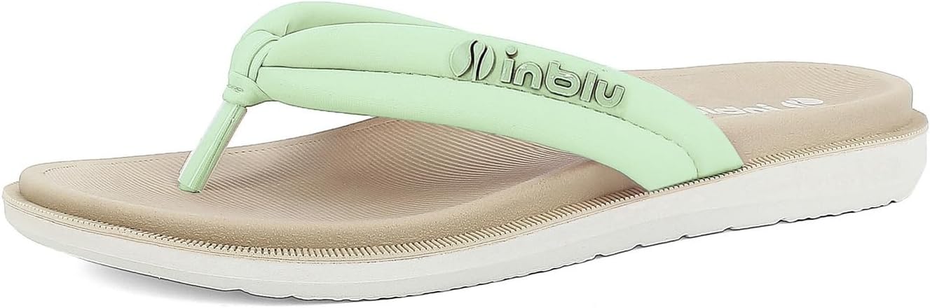inblu Ciabatte Donna Infradito Colorate Leggere Flessibili, Suola Dual Density