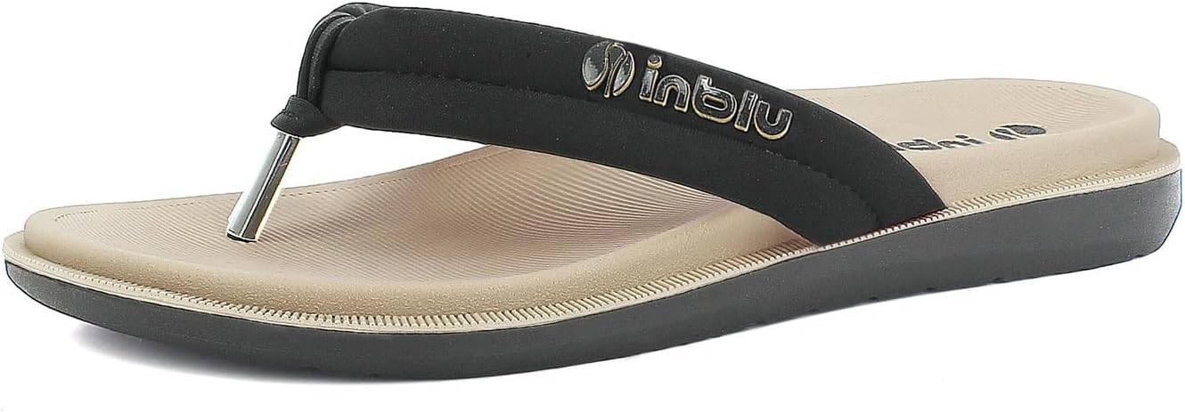 inblu Ciabatte Donna Infradito Colorate Leggere Flessibili, Suola Dual Density