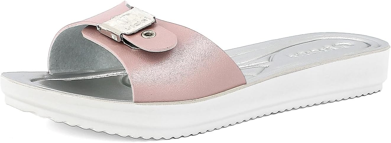 inblu Ciabatte da Mare Donna A Fascia con Fibbia Regolabile, Suola Super Flessibile E Leggera, Infradito