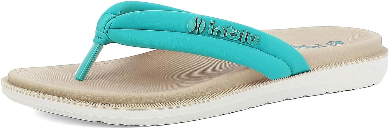 inblu Ciabatte Donna Infradito Colorate Leggere Flessibili, Suola Dual Density