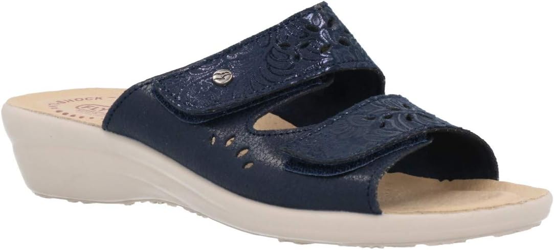 Fly Flot Bellona, Pantofole Donna in Microfibra Elasticizzata, con Strappo Regolabile, Sottopiede Antishock, Sandali