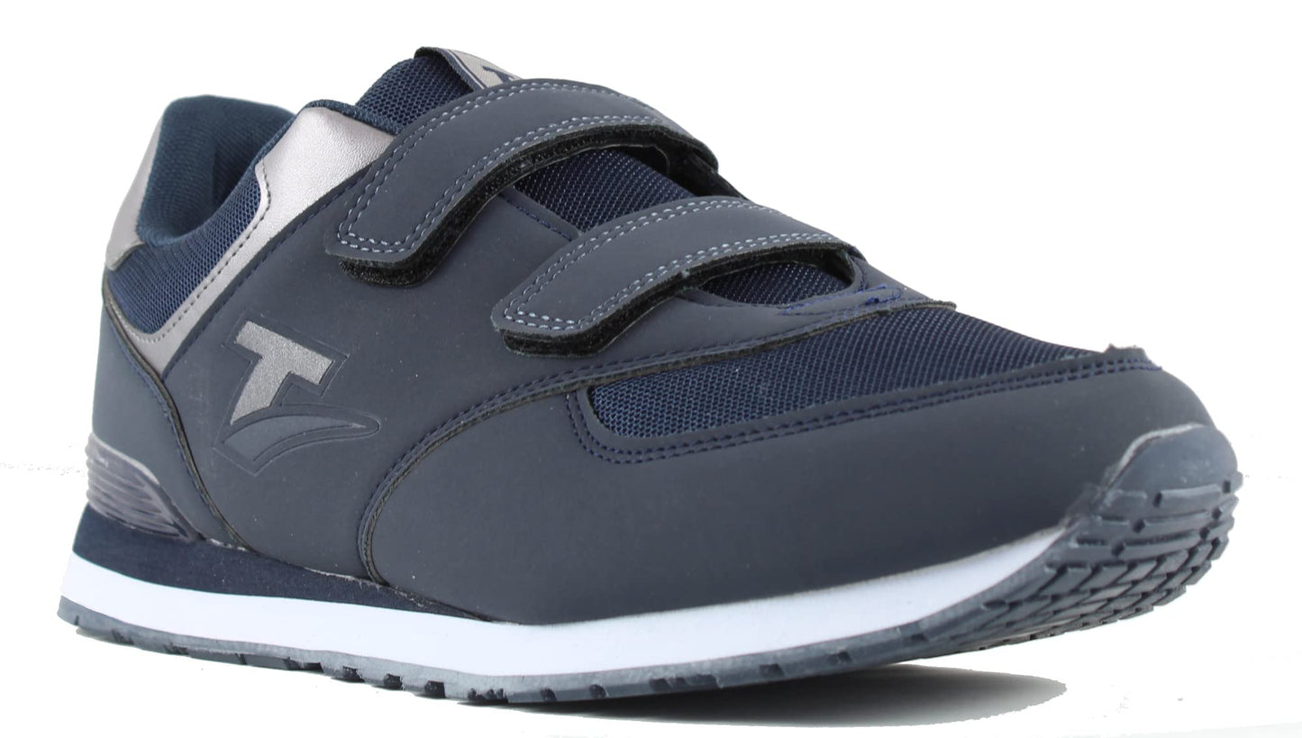 TIGLIO 9103 Blu Scarpe Sportive Uomo Doppio Strappo Regolabile Tomaia Superiore in Tessuto Traspirante Ideali Anche per Riabilitazione