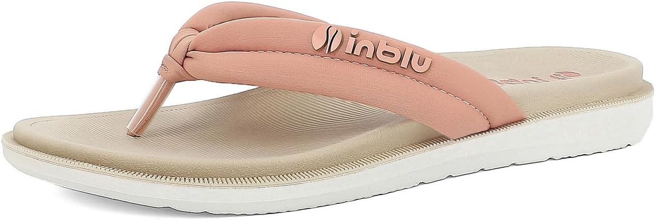 inblu Ciabatte Donna Infradito Colorate Leggere Flessibili, Suola Dual Density