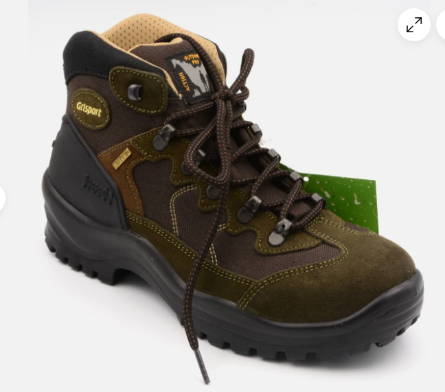 GRISPORT SCARPONI SCARPE SCARPA TREKKING ESCURSIONI CACCIA GRIGIA/OLIVA