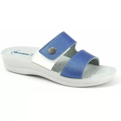 inblu Benessere Ciabatte Comode Suola Anatomica con Doppia Fascia a Strappo e Rialzo