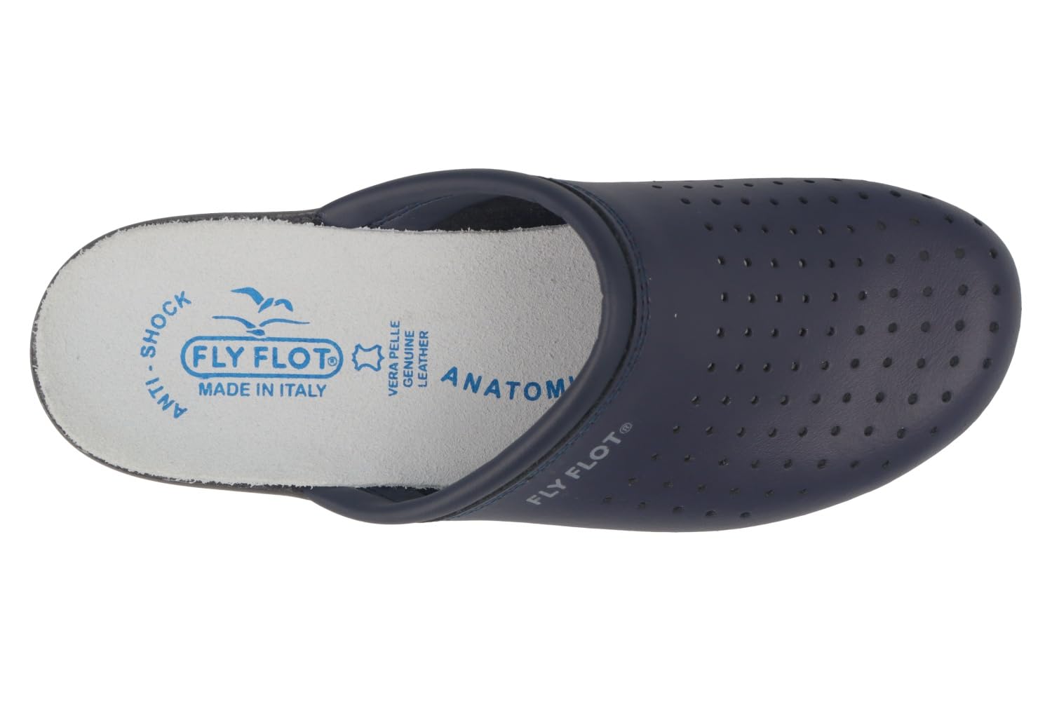 Fly Flot Zoccoli Professionali Donna - Ciabatte Sanitarie In Pelle Forata Con Sottopiede In Cuoio - Comodissime! - Foto 10