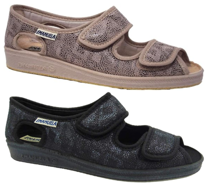 EMANUELA 667 PANTOFOLE SANDALO DONNA CON STRAPPO